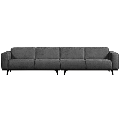 Statement xl 4-zits bank 372 cm lichtbruin melange