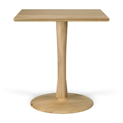 Torsion eettafel vierkant eiken 70cm 