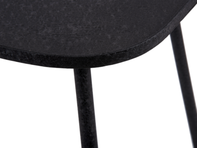 Bijzettafel Boaz Groot  - Ijzer