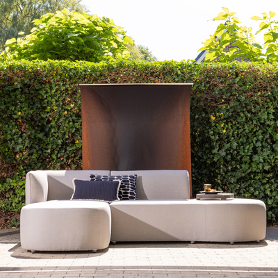 Chios tuin loungeset organisch links naturel