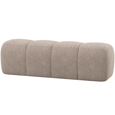 Mojo eetbank 164 cm wollig ecru