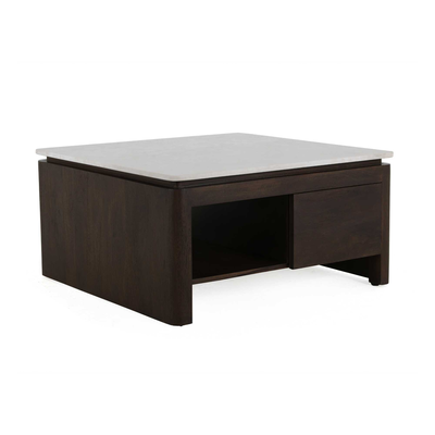 Salontafel Rondo Vierkant Bruin