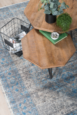 Vloerkleed Madel Groen/Blauw