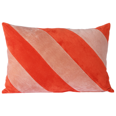 HKliving kussen Velvet Gestreept Diagonaal 40x60