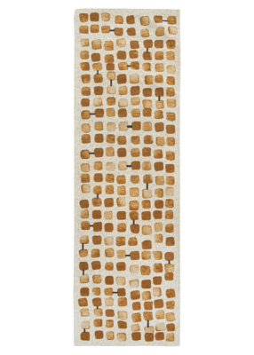 Ecorugs vloerkleed Cobblestone geel