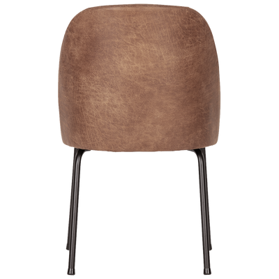 Vogue eetkamerstoel structure velvet brass