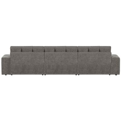 Second date chaise longue links velvet antraciet