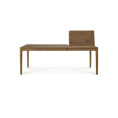 Ethnicraft - Tafel Bok - uitschuifbaar - teak onbehandeld