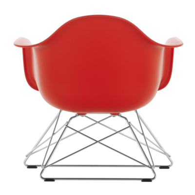 Vitra loungestoel Eames LAR chroom onderstel