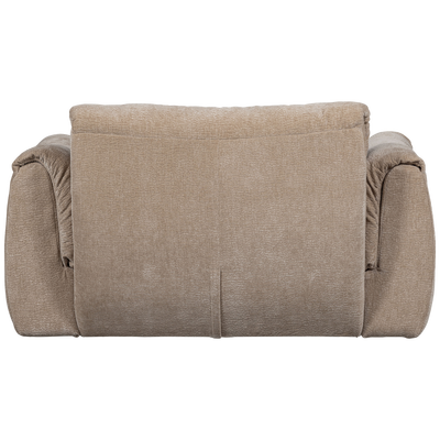 Baggy loveseat geweven chenille bruin