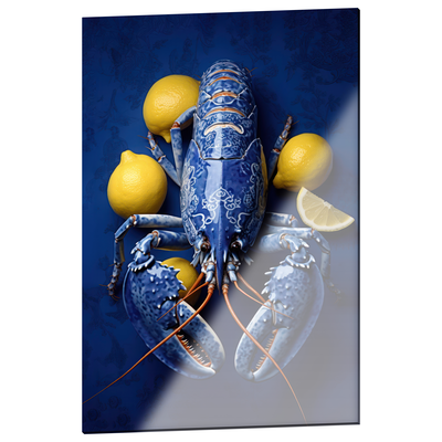 Lobster Luxe Delfts Blauw met Citroen