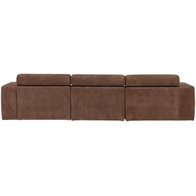 Novi chaise longue bank links oranje melange