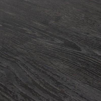 Oona eettafel rond met 3-poot mdf donkerbruin o140 cm