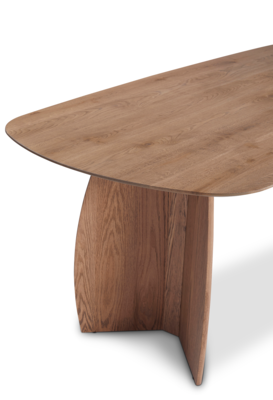 Loods 5 eettafel Divio tabacco light