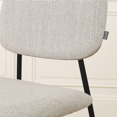 	Barkruk Jasmijn - zwart onderstel - 65 cm