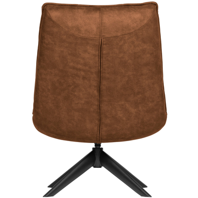 Jouke draaifauteuil chenille structuur roestbruin [fsc]