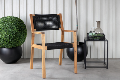 Houten tuinstoel Indra - met armleuningen