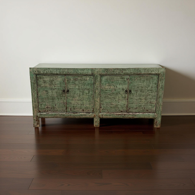 dressoir 4deur groen uniek