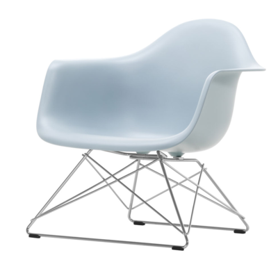 Vitra loungestoel Eames LAR chroom onderstel
