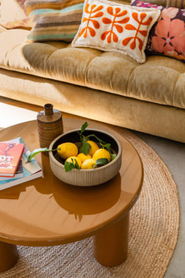 Vloerkleed rond jute 200 cm