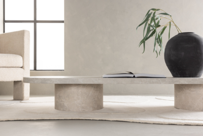 Mahigan Salontafel - 190 x 60 cm -  Beige