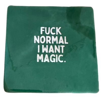 Bludd tegeltje F*ck normal