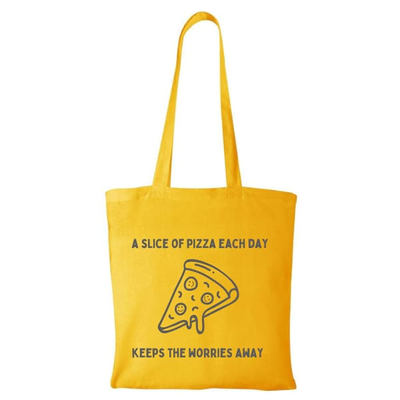 Tas - Pizza keeps the worries away