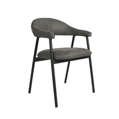 Eetkamerstoel Allure Macy-micro suède-set van 2
