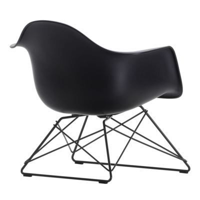 Vitra loungestoel Eames LAR zwart onderstel