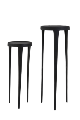 Zuil zwart - set van 2