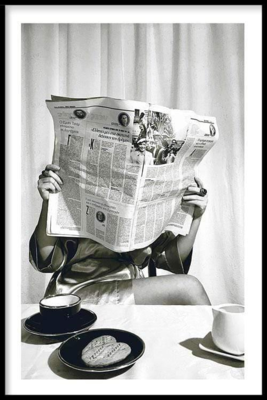 Walljar poster ingelijst - Coffee Time