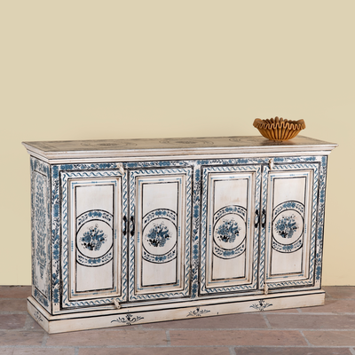 Suchi - Handbeschilderd Dressoir van Oud Hout 
