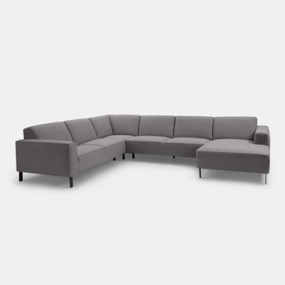 Loods 5 u-hoekbank Toronto nero