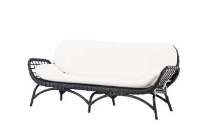Quarto 3-Zits Tuinbank - Zwart