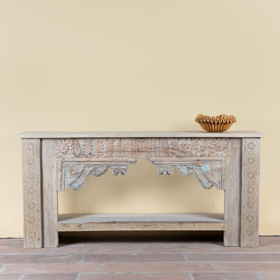 Karam - Unieke Console Tafel van Teakhout