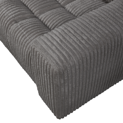 Second date loveseat velvet warmgrijs