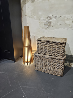Interieurdirekt Vloerlamp Anto Teakhout 90cm