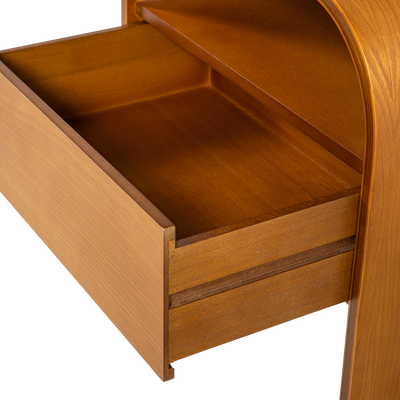 Momo nachtkastje/bijzettafel hout bruin [fsc]