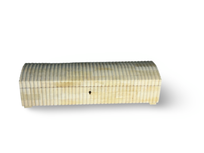 Pennenbak bone inlay wit