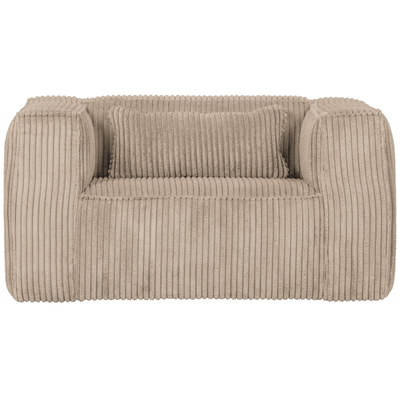 Bean fauteuil chenille velvet naturel