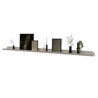 LIMA 150 | smalle stalen wandplank