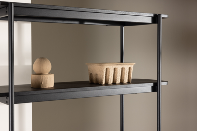 Nuku Open Kast 190cm - Zwart