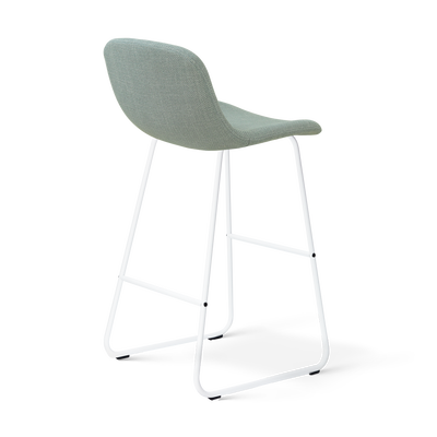 Barkruk Nino-Mats wit onderstel 75 cm