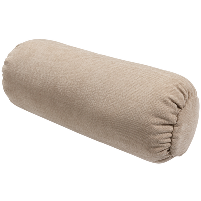 Baggy rolkussen 50xo23 cm 3d chenille middenbruin