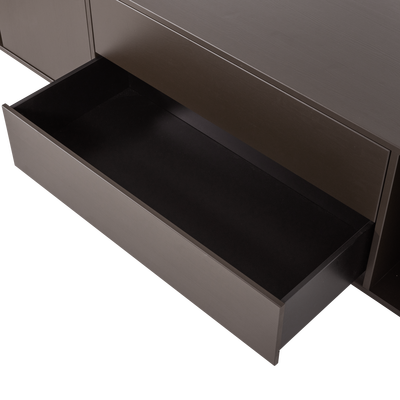 Settle down tv meubel 200 cm grenen middenbruin [fsc]