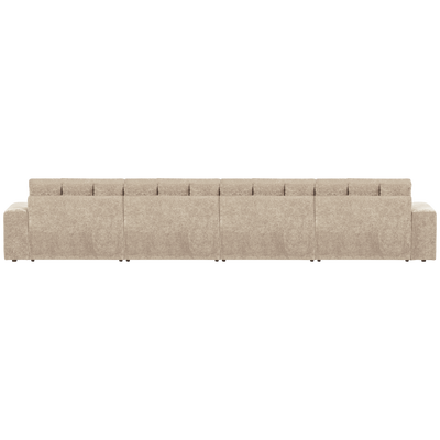 Second date 4-zits bank velvet goudgeel