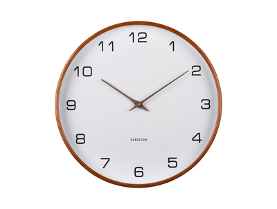 Wandklok Acento hout
