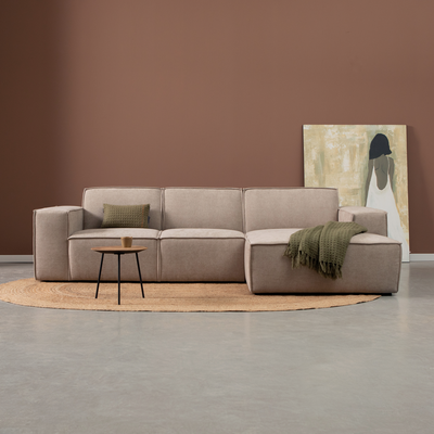  Hoekbank Chaise Livento Taupe