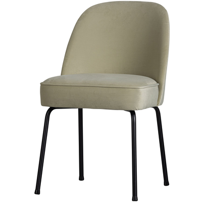 Vogue eetkamerstoel structure velvet brass
