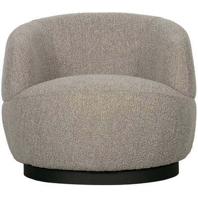 Woolly draaifauteuil boucle naturel melange
